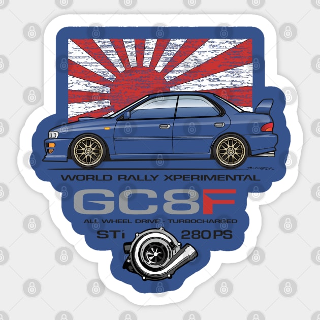 GC8F Multicolor Sticker by JRCustoms44